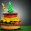 Placeholder: Cheeseburger, Unicorn, Dragon, Realistic, 4K