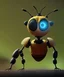 Placeholder: Robot bee, Pixar style