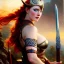 Placeholder: portrait 'beautiful Sexy busty Redhead Sif',Braids,horned helmet, celtic tattoed,painting by gaston bussiere, greg rutkowski, yoji shinkawa, yoshitaka amano, tsutomu nihei, donato giancola, tim hildebrandt, oil on canvas, cinematic composition, extreme detail,fit full head inside picture,32k