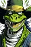 Placeholder: Portrait of the caracthere Crocodile, from One Piece manga