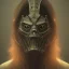 Placeholder: Mystery scary mask,Ambiance dramatique, dramatic lighting, volumetric lighting, hyperrealisme, 8k, high quality, lot of details, fit within portrait