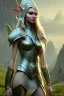 Placeholder: elven young woman, wearing light dress, happy expression, visible ultradetailed armonious cute femine face, visible armonious 2 legs 2 feet 2 hands and 2 pointy ears, luminous weather, field in the mountains, ultra realistic, concept art, intricate details, highly detailed, photorealistic, octane render, 8 k, unreal engine, art by artgerm and greg rutkowski and charlie bowater and magali villeneuve and alphonse mucha