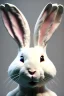 Placeholder: Sweet Rabbit mask, porcelain, photo studio, black background, unreal engine 5, concept art, ray tracing, lumen lighting, ultra detail, volumetric lighting, 3d.