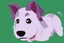 Placeholder: 64x64 pixelart cartoon dog