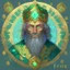 Placeholder: Father Povion's formal title is Grand Prelate of Aére. He is a short and stout halfling, with a bushy beard and bright blue eyes, and dark olive colored skin. On his head is a crown of gold, adorned with a sunburst shaped emerald. The center is eternally glowing, and its rays are formed by intricate gold filigree. He wears a long, white robe with gold embroidery. He carries a golden scepter, which is said to be a gift from Aére himself. He is in charge of everyone at the Dawn Temple.