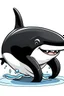 Placeholder: orca cartoon