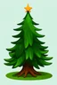 Placeholder: stylized pine tree, vector