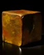 Placeholder: A brown cube-shaped rock painted by Paul Gauguin