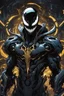 Placeholder: Venom mix with machine in solo leveling shadow artstyle, cyberpunk them, intricate details, highly detailed, high details machine, high details, detailed portrait, masterpiece,ultra detailed,best quality