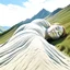 Placeholder: a mountain that looks like a body of a beautiful lying woman