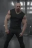 Placeholder: ProtoVision - Absolute Reality - Realism Engine XL - PhotoReal, What if Kat Dennings was an extremely muscular man with a goatee, wearing a black muscle shirt and Bermuda shorts, 4k, 8k, 32k UHD, Hyper realistic, extremely colorful, vibrant, photorealistic, realistic, sharp, highly detailed, professional quality, beautiful, awesome, majestic, superb, trending on artstation, pleasing, lovely, Cinematic, gorgeous,