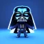 Placeholder: tiny cute {Darth Vader} toy, standing character, soft smooth lighting, soft pastel colors, skottie young, 3d blender render, polycount, modular constructivism, pop surrealism, physically based rendering, square image