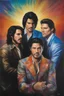 Placeholder: Paul Stanley/Elvis Presley/Keanu Reeves/Jon Bernthal, multicolored, large, Tartar designs, atmospheric, beautiful, oil painting by Boris Vallejo, 4k UHD, Photorealistic, professional quality