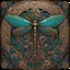 Placeholder: celtic dragonfly I centered | symmetrical | key visual | intricate | highly detailed | iconic | precise lineart | vibrant and natural all round colors | comprehensive cinematic | alphonse mucha style illustration I very high resolution | sharp focus | poster | no watermarks I plain black background