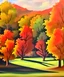 Placeholder: Gouache landscape autumn