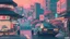 Placeholder: soothing 80s Japanese city ,