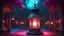 Placeholder: 3D illustration of a colorful and colorful image of a lantern, in the style of 2d game art, mysterious backdrops, gothic realism, dark cyan and pink, disney animation, persian miniature, detailed world-building, smooth 3d digital art, exquisite thee-dimensional rendering, 4K, blender, c4d, octane render , disney style 3d light, Zbrush sculpt, high detail realistic cloth, concept art, Zbrush high detail, pinterest Creature Zbrush HD sculpt, neutral lighting, 8k detail