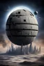 Placeholder: death star from star wars as a flout