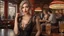 Placeholder: Russian prostitute 30 years old in a bar in Paris, brandy, sleeveless open dress, lace, 1917, public, 3d, 64k, high resolution, high detail, fine rendering, computer graphics, hyperrealism, f/16, 1/300 sec. digital painting,