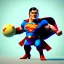 Placeholder: Clash of clans art style of a cute superman, full body, by mobeius, au naturel, hyper detailed, digital art, trending in artstation, cinematic lighting, studio quality, smooth render, unreal engine 5 rendered, octane rendered, art style by klimt and nixeu and ian sprigger and wlop and krenz cushart
