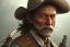 Placeholder: old RUGED cowboy face