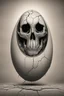 Placeholder: a haunting image of an embryonic human emerging from a cracked egg