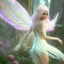 Placeholder: beautiful fairy very etheric, nice smiling, long blond hair, magic glamour pink make up, delicate colors, complete vision of very transparent and big wings, beautiful glamour transparent dress, ultra sharp focus, 8k, unreal engine 5, extremely sharp detail, light effect, soft light atmosphere, smooth, full of details, face in front, complete vision of face and hair and of the body