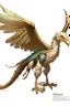 Placeholder: dnd young gold 4 legged wingless drake