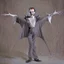 Placeholder: a vampire with arms outstretched viewed from the side photo