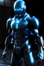 Placeholder: suit is a sleek fusion of advanced technology and dynamic design. The suit is primarily composed of a lightweight, highly durable material that adapts seamlessly to his rapid movements. The color scheme incorporates shades of electric blue and silver, symbolizing the energy and speed at his command. Embedded in the suit are quantum emitters that enhance his temporal abilities, allowing him to manipulate time with precision. The suit's surface emits a subtle luminescence as he accelerates, leav