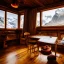 Placeholder: Mountain hut interior, five poeple eating, Austrian aesthetic, oil lamp, wooden floor, night, 8k, HD, cinematography, photorealistic, Cinematic, Color Grading, Ultra-Wide Angle, Depth of Field, hyper-detailed, beautifully color-coded, insane details, intricate details, beautifully color graded, Cinematic, Color Grading, Editorial Photography, Depth of Field, DOF, White Balance, 32k, Super-Resolution, Megapixel, ProPhoto RGB, VR