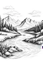 Placeholder: Draw river with mountain