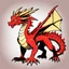 Placeholder: Dragon in pokemon style