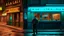 Placeholder: In the heart of an empty, dreamlike cityscape, a lone man stands before a shuttered bar with a flickering neon sign that reads “Last Call”—though the letters melt like candle wax into the pavement. His mouth is open in a silent scream, stretched impossibly wide, as if trying to release something too large for sound. The streetlights bend unnaturally toward him, casting elongated, unnatural shadows. Surrealism