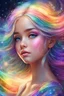 Placeholder: Adorable digital painting style. Pastel hues adorn her every trace, A rainbow girl with a shimmering embrace, Her eyes, glistening with dreams and grace, A vision of magic, lighting up any space. highly detailed, beautiful detailed digital art, beautiful artwork, very beautiful fantasy art, beautiful fantasy painting, digital art, dream, high quality, 4k