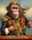 Placeholder: bored ape yacht club style - ape that is a forex trader