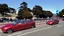 Placeholder: A Tesla's 'Model S Plaid' is racing at top speed, across the 'Golden Gate Park', in San Francisco. CINEMATIC. WIDE ANGLE LENS. PHOTO REAL.