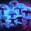 Placeholder: Frost metal magic armoured Mycelium MUSHROOMS stars galaxy SPACE lANDSCAPE BURNING IN BLUE FLAMES hellfire abyss math chaos