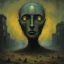 Placeholder: festered in a septic void, for I am entropy incarnate And I will haunt the face of time, Surreal horror style by Zdzislaw Beksinski and Squeak Carnwath, surreal horror art, twenty steps to lucid nightmares, night fever, unsettling, juxtaposition of the uncanny and the banal, solar eclipse backlight, cubism