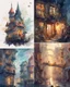 Placeholder: a collection of poems, a window into the world of fairy tales, a set of dreams, a light watercolor sketch, by Leonid Afremov & Benedick Bana & Atelier Olschinsky & Ian McQue