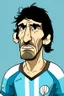 Placeholder: Alejandro Garnacho Argentine football player ,cartoon 2d