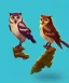 Placeholder: cute, full body owl