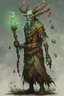 Placeholder: spores infected human druid