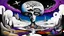 Placeholder: painted inner world with uncontrolled mind and soul, in midle on floating island with a big head statue, over surreal cracked painted weird empty land . some black doors stand on earth. very dark purple, gray, black, white, brown. Whimsical style of Chagall , of Minjae Lee and of René Magritte. No humans, broken, weird absurd beauty nightmare, in background big neuron network and stars , surreal vibe