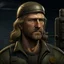 Placeholder: The submarine mechanic Blicke Blocknyckel, a blonde man with a mullet and muttonchops beard realistic grimdark