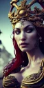 Placeholder: portrait of ultrabeautiful face of Pirate Queen, gorgeous, stunning, intense, intricate details, photo realistic, finely detailed outfit, extremely ornate, octane render, Unreal Engine, by Weta Digital, by Wêtà FX, by WLOP, Cinematic, Color Grading, Editorial Photography, Photography, Photoshoot, Shot on 70mm, Ultra-Wide Angle, Depth of Field, DOF, Tilt Blur, Shutter Speed 1/1000, F/22, Gamma