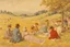 Placeholder: a group of people relaxing in a meadow by artist "Nolde",by artist "Richard Dadd", highly detailed