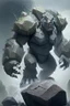 Placeholder: stone storm monster golem