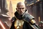 Placeholder: star wars bald male corellian jedi pilot wearing black and gunmetal grey old republic armored robes with gold trim, alone, battle-ready Jedi Master defending a ruined ancient city surrounded by golden light, centered head and shoulders portrait, hyperdetailed, dynamic lighting, hyperdetailed background, 8k resolution, volumetric lighting, light skin, fully symmetric details