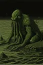 Placeholder: sad cthulhu. style of Larry Elmore.